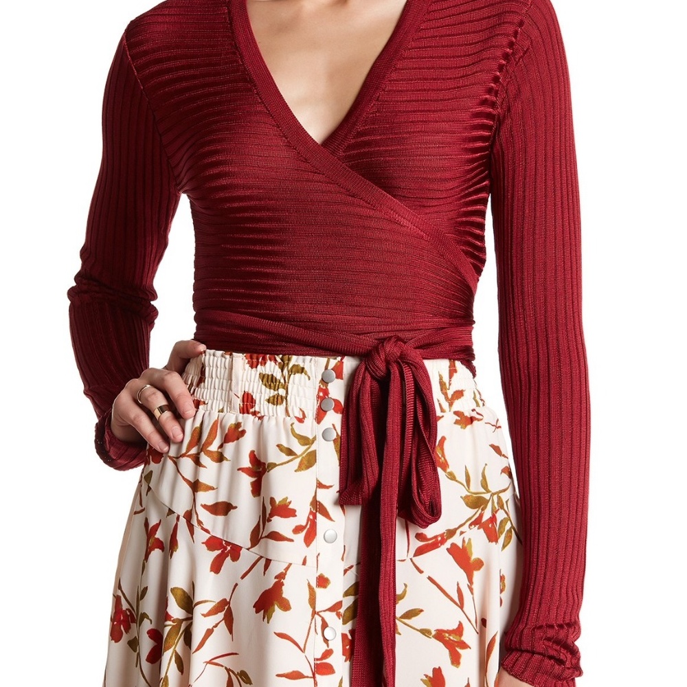 Lovers + Friends  Wrap Top RARE